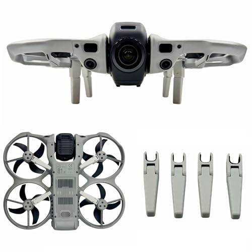 Foldable Extension Landing Gear for DJI AVATA 360, Legs Extender Stand Quick Release Bracket Increased Height Up to 2 cm, Feet Kickstand for Avata 360 Drone Landing Protection Accessories