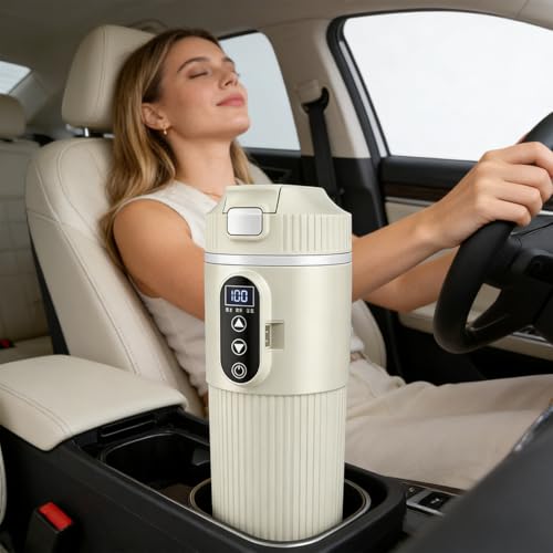 Tetera Eléctrica Smart Car 500ml Panel Interactivo Luz miniatura 7