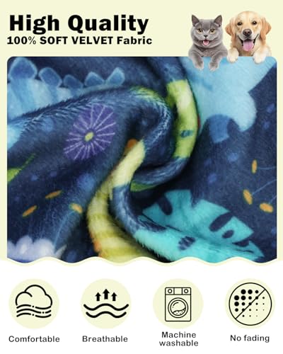 Image of CuteBone Dinosaur Costume Dog Shirt, Stretchy Velvet T-Shirt Clothes for Small Dogs, Soft & Breathable Pet Tee Outfit Cat Apparel for Daily Wear, Cozy Pullover Design Puppy Fashion COSBX06XS