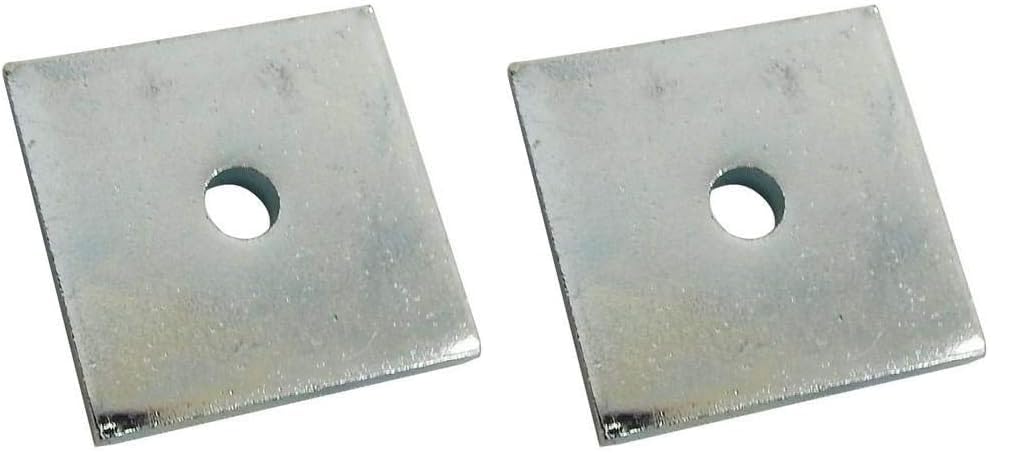 Morris 17612 Square Washer, 1/4" (Pack of 2)