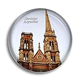 Imán para nevera Argentina Córdoba, imanes de cristal para nevera, recuerdos, bonito imán de cristal, decoración para pizarra blanca, oficina, hogar, regalo