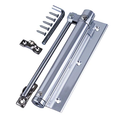 Preisvergleich Produktbild Stangentürschließer Türschließer Automatik Türfeder Schließkraft 75 KG Federschließer UNIVERSAL Glanz
