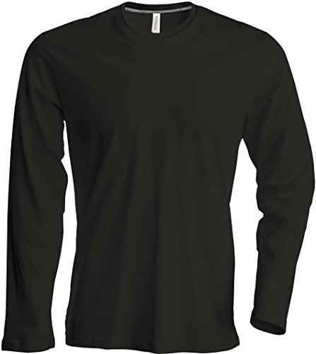 Kariban T-shirt manches longues col rond KB359 vêtement sous-pull coton respirant