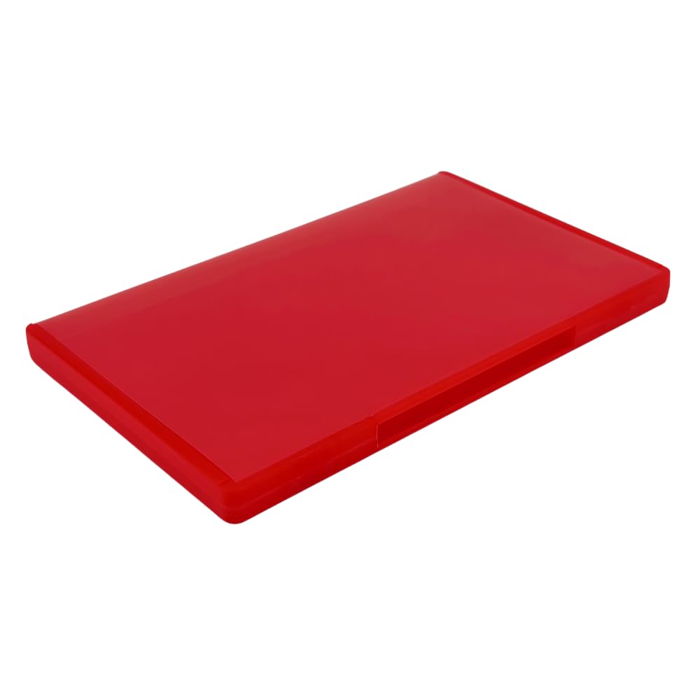 shopanize24® Leerhülle passend für Switch 2 - Rot - mit Logo - Ersatzhülle für Spielehüllen - auch passend für Switch 1 (Rot, 15 Leerhüllen)
