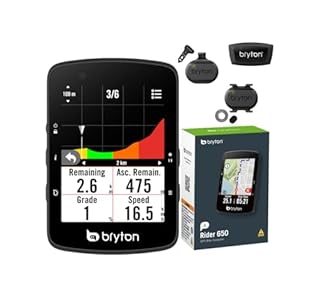 Bryton Ciclocomputer GPS Rider 650T con kit Dual Sensor e HRM