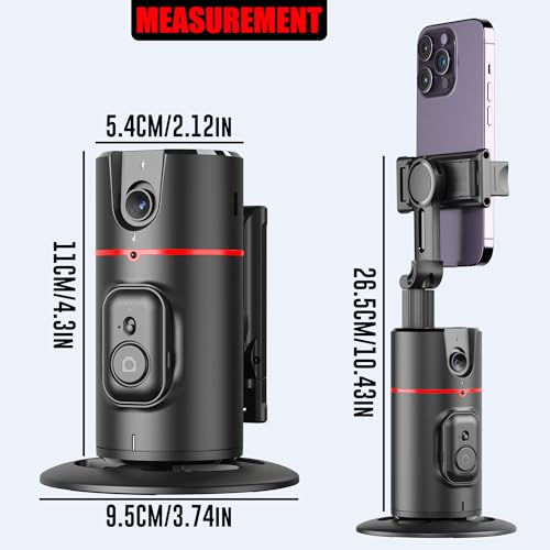 Image of WeCool 360 Rotational Ai Powered Auto Face Tracking Tripod with Remote,Palm Gesture Control for Vlog,Streaming & Video Recording