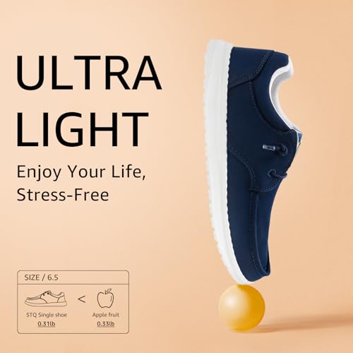 Image of STQ Women's Lace up Loafers丨Orthopedic Comfotable Ultralight Boat Casual Shoes with Arth Support