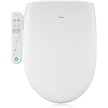 Inus N22 Electric Heated Bidet Toilet Seat Elongated, Warm Water, Smart Heated Water Luxury Bidet Toilet Seat with Kids Mode, Air Dryer, Self Cleaning, Tankless, Smart Touch Panel &amp; Temp Control