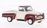  Chevrolet 3100 Pick Up, weiss/dkl.-rot , 1958, Modellauto, Fertigmodell, WhiteBox 1:43