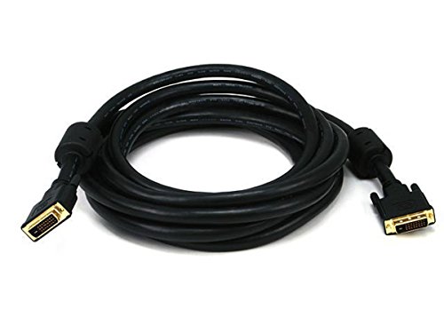 Monoprice 15FT 24AWG CL2 Dual Link DVI-D Cable - Black