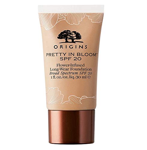 Origins Pretty in Bloom SPF 20 MEDIUM NEUTRAL 430 Flower Infused Long Wear Foundation 1 Ounce