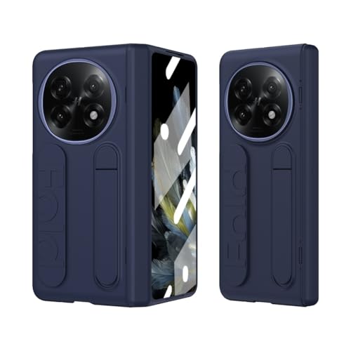 Protection intégrale Oppo Find N5 bleu coque antichoc avec béquille et sangle