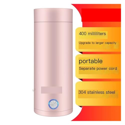 Tetera eléctrica portátil compacta 0.4L blanca miniatura 3