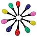 EXCEART 10Pcs Enfants Maracas Mini Maracas Jouets Mexicains Maracas Shaker Jouets Fun Noisemaker Noël Anniversaire Fête Des Faveurs