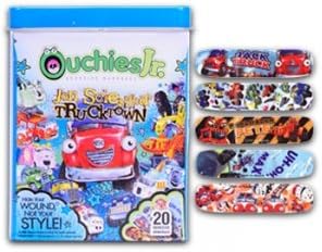 Ouchies Adhesive Bandages in John Scieszka Truck Town