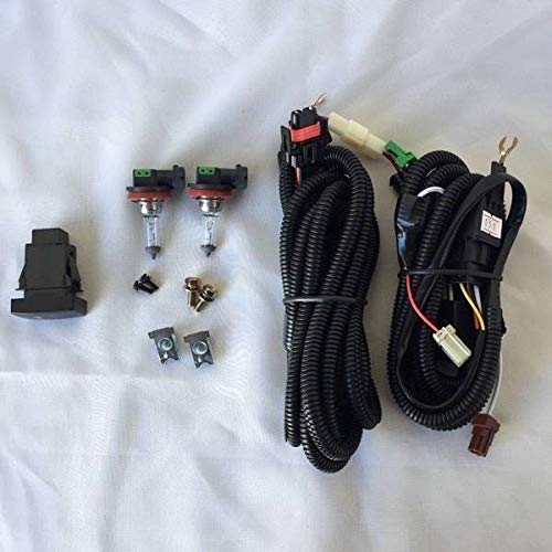 Uframe Fits 2003 2004 2005 Honda Accord Coupe Halogen Fog Light Kit W/Bezels/Wiring/Switch/Bulbs #TOP4