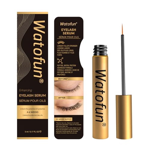 Eyelash Growth Serum - Hypoallergenic Lash Enhancing Treatment for Longer, Thicker Lashes - Advanced Formula for Sensitive Eyes - Visible Results in 4-6 Weeks - 5ml