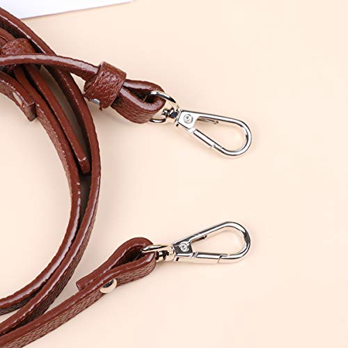 Tendycoco Alça transversal de couro para bolsa de mão, alça de substituição para bolsas de mão, ajus