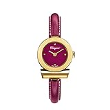 Impermeable hasta 50 metros Salvatore Ferragamo Reloj Analogico para Mujer de Cuarzo con Correa en Acero Inoxidable, Piel FII060015