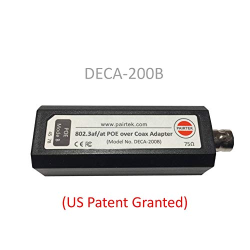 Image of POE Ethernet-Over-Coax Adapter Kit (DECA-200) - Twin Pack - by Dualcomm /PAIRTEK