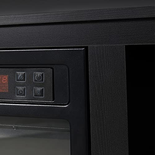 Amerlife Fireplace Tv Stand, Wood Texture Entertainment Center With 23'' Electric Fireplace thumb #6