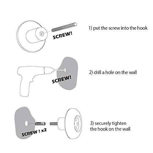 Kelendle 806ZY20KLGG1-1 4Pcs Wall Mounted Monstera Wooden Coat Hooks With Mounting Hardware Single Wall Hook Rack Clothes Hanger Organizer thumb #2