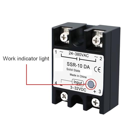 Relais de contrôle monophasé anti-arc électrique 50A CC-CA SSR - 6
