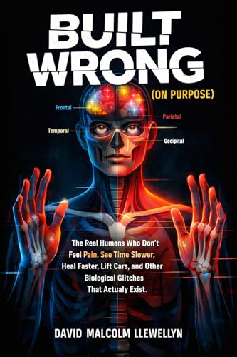 Built Wrong (On Purpose): The Real Humans Who Don’t Feel Pain, See Time Slower, Heal Faster, Lift Cars, and Other Biological Glitches That Actually Exist
