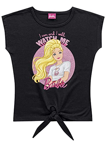 Blusa Barbie, Meninas, Fakini, Preto, 8