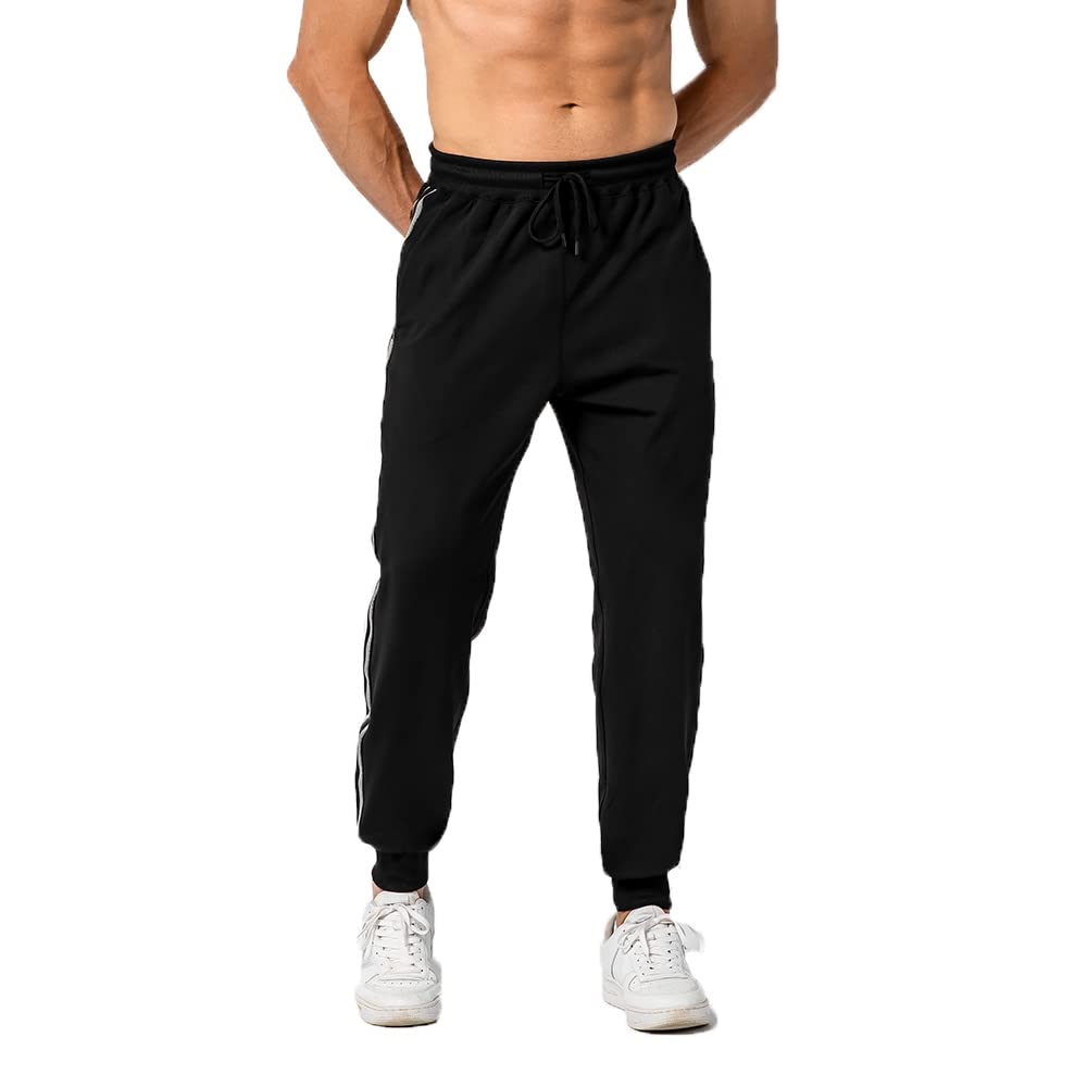MANLUODANNI Homme Pantalon de Jogging Survêtement Casual, Pants Doublure Polaire Ultra Chaud