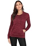 nike hoodie damen weinrot Hoodies gehören zur Grundausstattung jeder Garderobe. Dieser überzeugt mit einen klassischen Schnitt, Kapuze, Bauchtasche und sticht besonders durch das melierte Muster hervor.