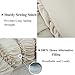 Homechoice Decor 7 Pieces Elegant French Country Comforter Sets Full Size, Camel Handmade Bow Tie Fluffy Bed in a Bag with Down Alternative Filling, Vintage Ruched Bed Sets for Bedroom (LQ-33)
