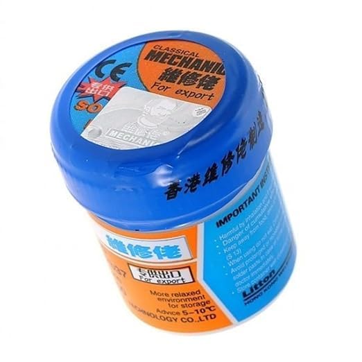Image of Mechanic XG-50 Tin Solder Paste, Sn63 /Pb37 No-Clean Soldering Paste for SMD, BGA, PCB Rework, Mobile Repair & Electronics Soldering, 35g