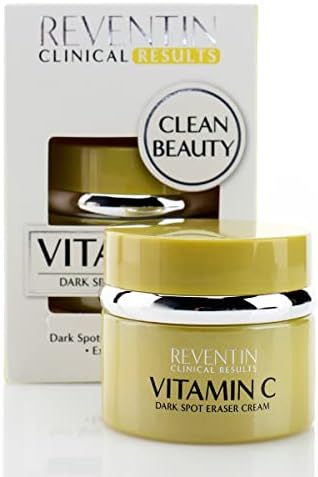 Reventin Vitamin C Face Cream Firming Moisturizer Skin Care Facial Lotion, Potent Vitamin C Gel Cream For Face Targets Dry Skin, Age Spots, Wrinkles, Hyperpigmentation, & Sun Damaged Skin, 1.5 Fl Oz