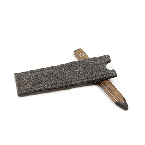 OULII Slim Soft Carrying Travel Case Bag Cover for FiftyThree Paper Pencil 53 Stylus (Black)