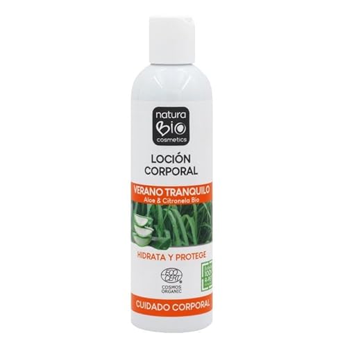LOCION CORPORAL VERANO TRANQUILO ALOE CITRONELA è una lozione nutriente per mantenere la pelle confortevole giorno dopo giorno. Viene applicato sulla pelle pulita e asciutta dopo il bagno o la doccia.