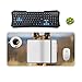 Running German Shepherd Dog Desk Mat Non-Slip Laptop Writing Pad Large Keyboard Mousepad with Rubber Base 23.6