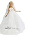 Miunana 2X Trajes de Vestidos Novia Princesa Juegos Ropa Vestir Nupcial Ropa...