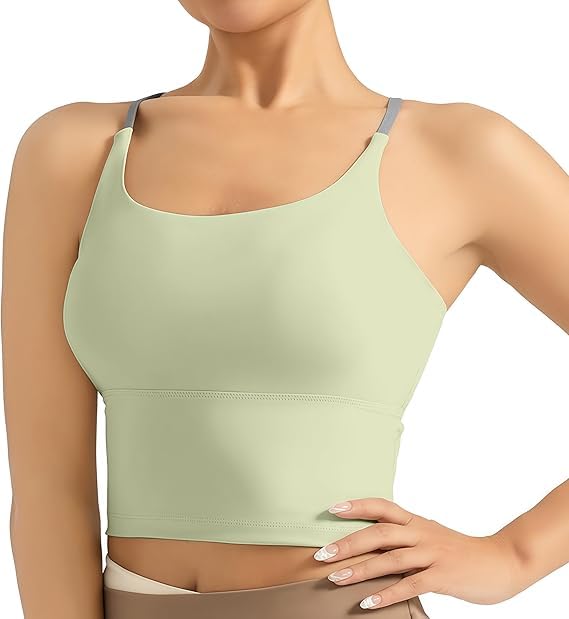 eleg & stilance Cross Back Sports Bra for Women | High Support, Soft Fabric, Wide Underbust Band, Minimal Seams | Activewear for Gym | S to 2XL-picture-24