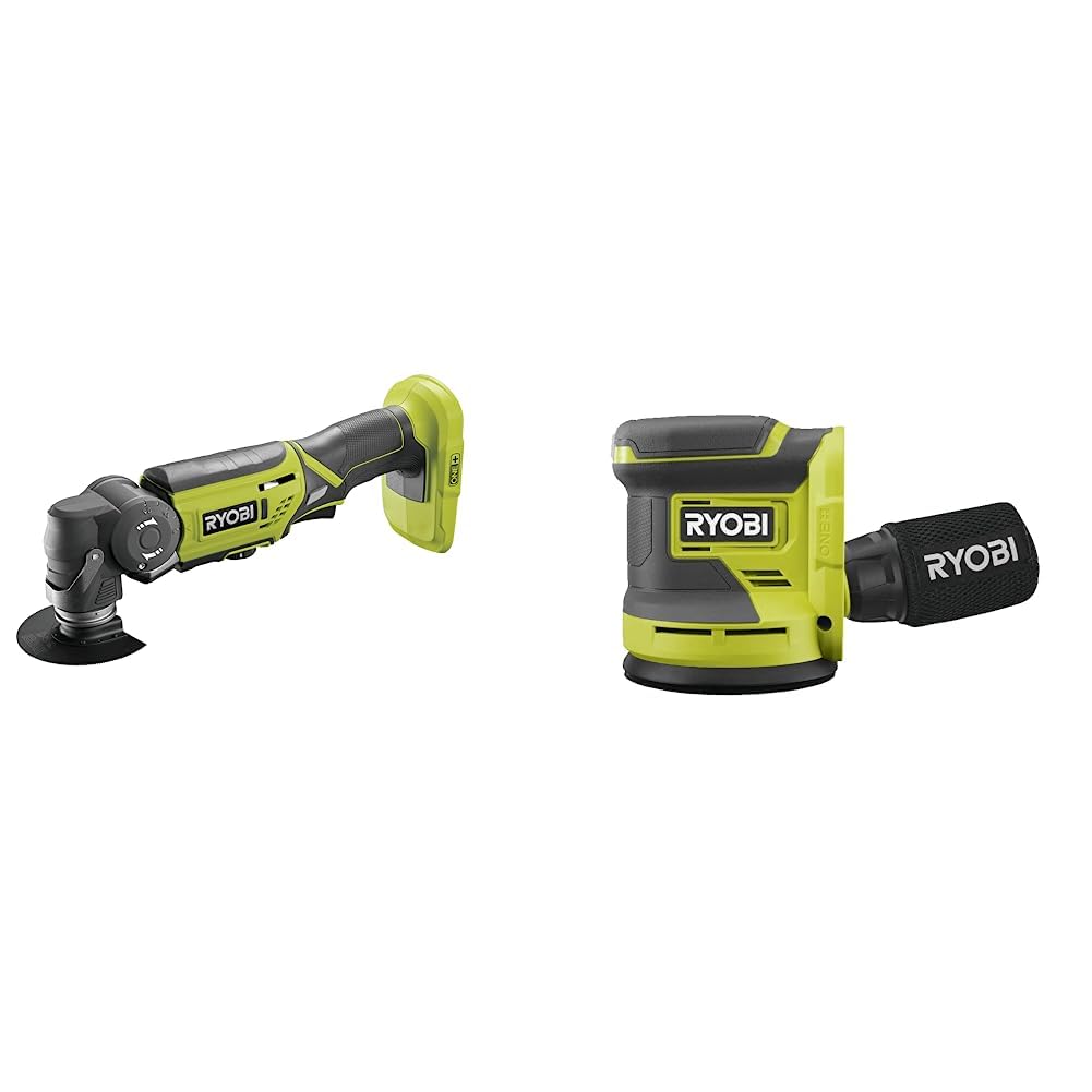 Outil multifonctions 5 positions et ponceuse Ryobi pour poncer sans trace - 3