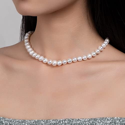 Freshwater Cultured AAAAA Quality Genuine Real Pearl Strand Necklace for Women Fine Jewelry Gifts for Her2
