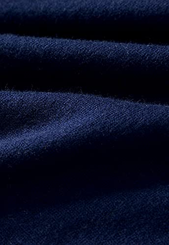 ZHILI Men's Fine Knit, 100% Merino Wool, DXL Big and Tall, Turtleneck Sweater4