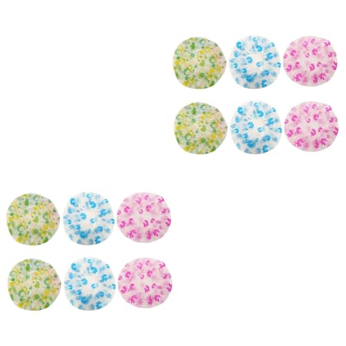 Bonnet de bain pour femmes et hommes pe imprimé lot de 2