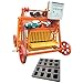 Heavy Duty Industrial Grade Concrete Block Making Machine Semi Automatic Electric Cement Brick Maker with Hopper Replaceable Mold for Hollow Cinder Paver Bricks Commercial Construction Residential