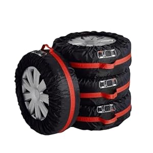 FOVAOK Universelle Auto-Reifenabdeckung 4 Stück