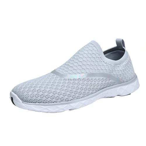 Image of Men's Quick Drying Aqua Water Shoes,3-Second Drainage & All-Terrain for Swimming,Hiking,Yoga