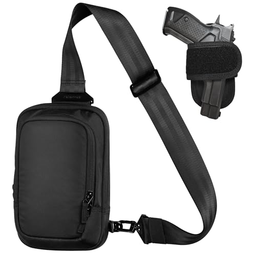 Bag Factor Premium Discreet Tactical CCW Sling Bag - Concealed Carry Crossbody Chest Pack EDC