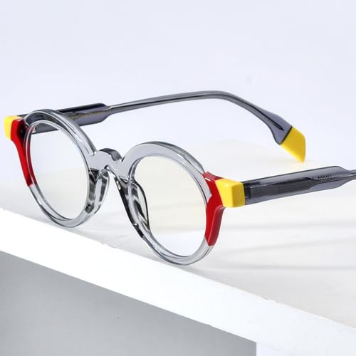 Lunettes en acétate de qualité supérieure au design vintage