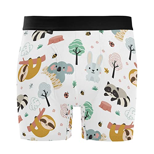Bóxer para hombre pack de 2 calzoncillos elástica ultrasuaves oso perezoso vnurnrn
