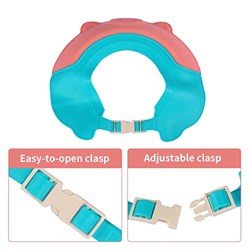 Lioong Adjustable Baby Shower Cap With Ear Protection Shower Shampoo Visor For Toddlers Girls Kids Washing Hair #TOP2
